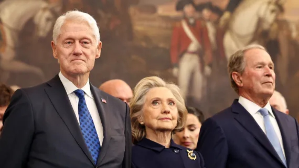 Ex-US president Clinton explains hot tub, pool photos from Epstein files